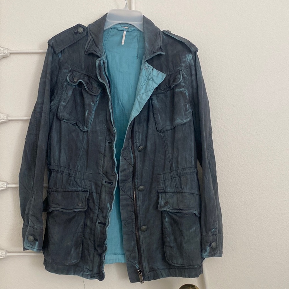 Free People Trail/Hiking Jacket Gray Color SZ XS NWOT